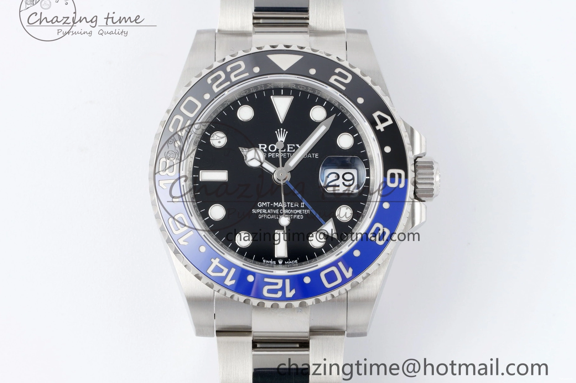 GMT KING 126710 CHS Edition K3285 SS Best 1:1 Oyster Master on II Factory 904L BLNR Bracelet 0402